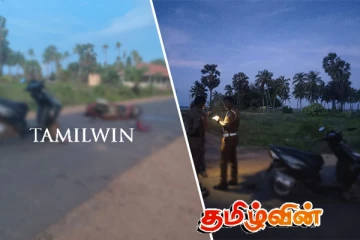 யாழில் இரு மோட்டார் சைக்கிள்கள் நேருக்கு நேர் மோதியதில் விபத்து