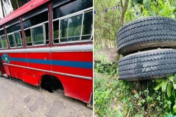 விபத்தில் சிக்கிய அரச பேருந்து: 75 பேரின் உயிரை சாமர்த்தியமாக காப்பாற்றிய சாரதி