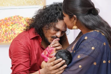 நடிகர் புகழ் மகளுக்கு சூட்டி இருக்கும் பெயர்.. என்ன தெரியுமா?