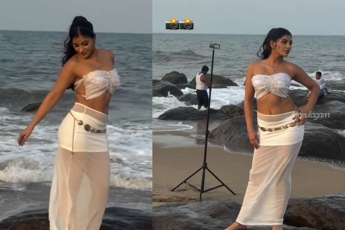பொது இடத்தில் அப்படி ஒரு உடையில் போட்டோஷூட் எடுத்த யாஷிகா! மக்கள் கொடுத்த ரியாக்ஷன் | Yashika Aannand Beach Photoshoot See People React