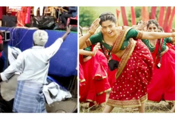 ராஷ்மிகாவிற்கே டஃப் கொடுத்த முதியவர் டான்ஸ்...  - வைரலாகும் வீடியோ