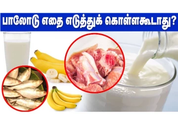 பாலோடு இந்த உணவுகளை மட்டும் சாப்பிட்டுவிடாதீர்கள் - எச்சரிக்கை