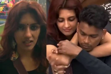 தடவல் மன்னனுக்கே முத்தம் கொடுத்து டஃப் கொடுத்த தடவல் நிவி.. வைரலாகும் வீடியோ..