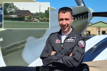 லிங்கன்ஷயர் Spitfire விபத்து: உயிரிழந்த பிரித்தானிய வீரரின் பெயர் வெளியீடு