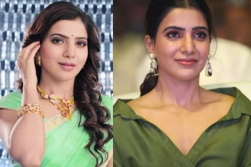 பச்சை நிற கவுனில் கவர்ச்சியாக வலம் வந்த சமந்தா! சொக்கிப்போன ரசிகர்கள்