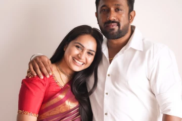 சிறகடிக்க ஆசை ரோகிணி நடிகை சல்மா அருண் நிஜ கணவருடன் இருக்கும் போட்டோஷூட்