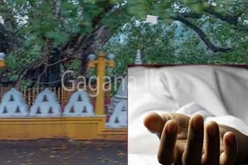 මහනුවර ගැටඹේ විහාරස්ථානයකින් හමු වූ මළ සිරුර.