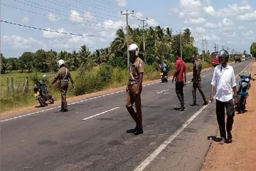 மதுபோதையில் வாகனம் ஓட்டிய பொலிஸாரால் வயோதிப பெண்ணுக்கு நேர்ந்த கதி