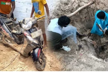 කාන්තාවක් යතුරු පැදියක් පිටින් වල දමා දින ගණනාවකින් හමුවේ.. බිහිසුණු සිද්ධිය මෙන්න..