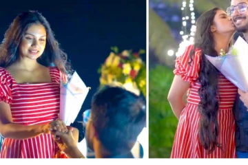 2023දී ජනප්‍රිය සුරූපී නිලි දමිත්‍රී සුබසිංහට ආදරණීය පෙම්වතාගෙන් ලැබුණු ප්‍රේමනීය විවාහ යෝජනාව මෙන්න (PHOTOS)