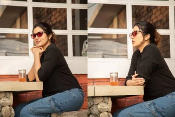 32 வயதில் இப்படியா?.. ட்ரெண்டி லுக்கில் கலக்கும் நடிகை அஞ்சு குரியன்