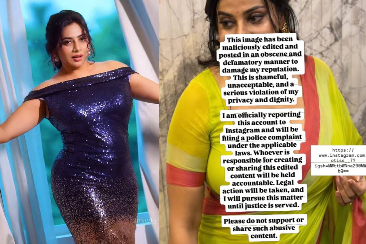இது வெட்கக்கேடானது..தன் மார்ஃபிங் புகைப்படத்தால் அதிர்ந்த ஜெயிலர் 2 பட நடிகை... | Anna Rajan Complaint Regards His Morp Photos இது வெட்கக்கேடானது..தன் மார்ஃபிங் புகைப்படத்தால் அதிர்ந்த ஜெயிலர் 2 பட நடிகை... | Anna Rajan Complaint Regards His Morp Photos