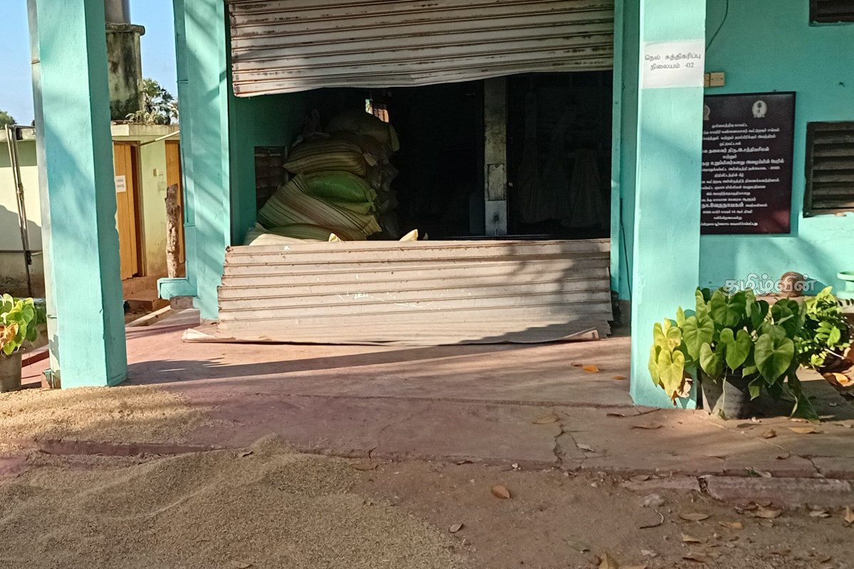 ஒட்டுசுட்டானில் கூட்டுறவு சங்கத்திற்குள் புகுந்து காட்டுயானை அட்டகாசம்! | Rampage Of A Wild Elephant Mullaitivu ஒட்டுசுட்டானில் கூட்டுறவு சங்கத்திற்குள் புகுந்து காட்டுயானை அட்டகாசம்! | Rampage Of A Wild Elephant Mullaitivu