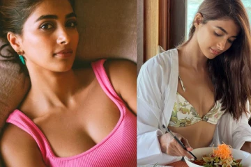 உங்க கிளாமருக்கு அளவே இல்லையா?..வெறும் அந்த ஆடை மட்டும் அணிந்து எல்லை மீறிய பூஜா ஹெக்டே