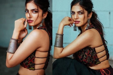 அட்டைப்படத்திற்கு படுகிளாமராக போஸ் கொடுத்த மாளவிகா மோகனன்!