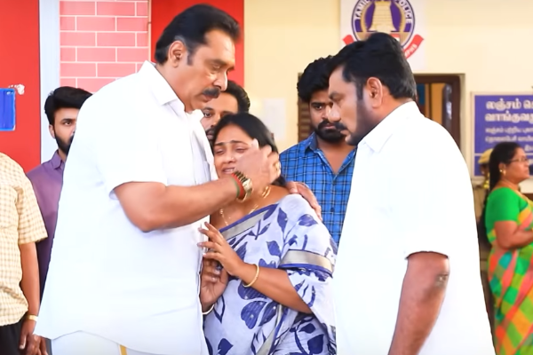 முத்துவேல், சக்திவேல் உதவியால் சிறையிலிருந்து வெளிவரும் பாண்டியன் ஸ்டோர்ஸ் குடும்பம்.. புரோமோ இதோ | Pandian Stores Family Released From Jail