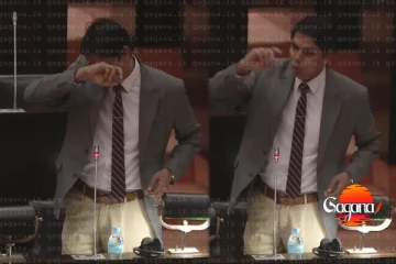 මන්ත්‍රී රාමනාදන් අර්චුනා පාර්ලිමේන්තුව මැද්දෙම හඩා වැටේ හැමෝම සංවේදී වේ