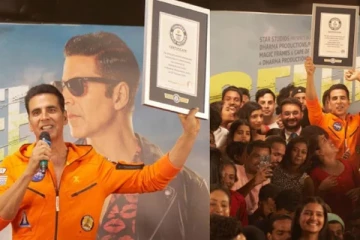 මිනිත්තු 3න් සුපිරි බොලිවුඩ් නළු ආක්ෂේ තැබූ ගිනස් වාර්තාව. (VIDEO)