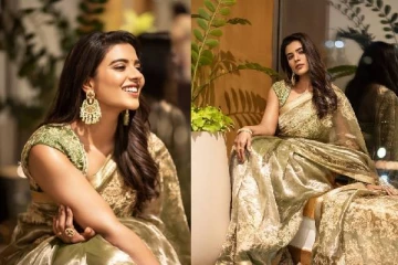 சேலையில் இவ்வளவு அழகா.. நடிகை ஐஸ்வர்யாவின் லேட்டஸ்ட் ஸ்டில்கள்