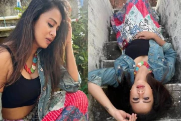 ஹீரோாயின்களுக்கே டஃப் கொடுக்கும் . VJ அஞ்சனா ! குவியும் லைக்குகள்