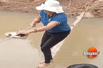 ජීවිතේ පරදුවට තියලා සහන දෙන්න එන නිලධාරීන් [PHOTO]