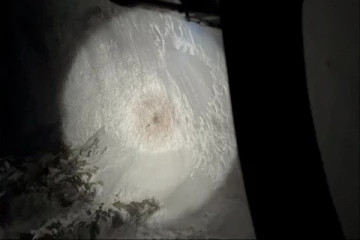 பனிப்பாறைச் சரிவில் சிக்கி புதைந்த நபர் செய்த செயல்: ஒரு வைரல் வீடியோ