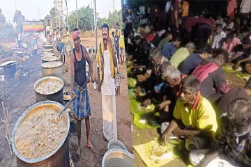 100 ஆடுகள் பலியிட்டு கறிக்குழம்பு ...ஆண்கள் மட்டுமே பங்கேற்ற கறி விருந்து திருவிழா! எங்கு தெரியுமா?