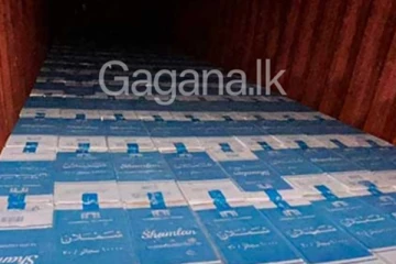 නීතිවිරෝධී දුම්වැටි රැගත් කන්ටේනර් රථයක් පොලිස් අත්අඩංගුවට - පොලීසියෙන් නිවේදනයක්