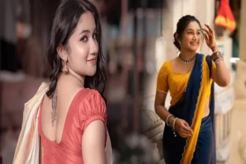 ட்ரெண்டிங் சேலையில் ரசிகர்களை ஈர்க்கும் நடிகை ரவீனா! குவியும் லைக்குகள்