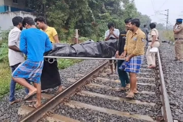 தண்டவாளத்தில் தலையை வைத்து உயிரை மாய்த்த யுவதி