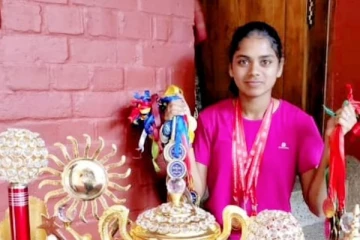 ஒலிம்பிக் போட்டிக்கு தகுதி பெற்றுள்ள தமிழக வீராங்கனை - மகிழ்ச்சியில் ஊர்மக்கள்