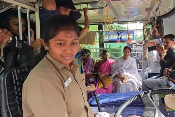 நாங்க இருக்கோம் கவலை படாதம்மா...பெண் ஓட்டுநர் ஷர்மிளாவுக்கு போன் செய்த கனிமொழி..!