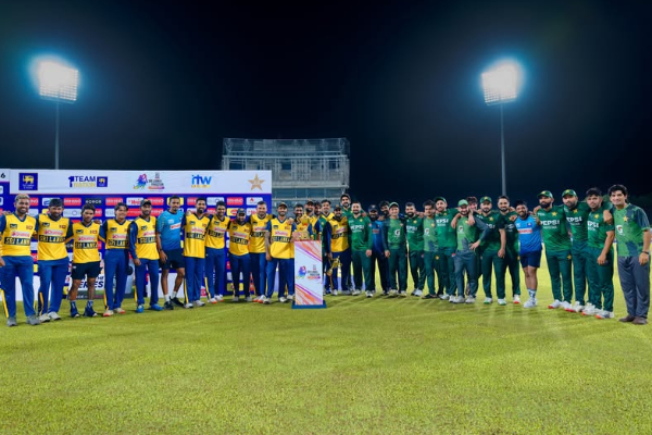 பாகிஸ்தானை வீழ்த்திய இலங்கை! சமனில் முடிந்த தொடர் | Sri Lanka Beats Pakistan Rain Hit Match Tie Series பாகிஸ்தானை வீழ்த்திய இலங்கை! சமனில் முடிந்த தொடர் | Sri Lanka Beats Pakistan Rain Hit Match Tie Series