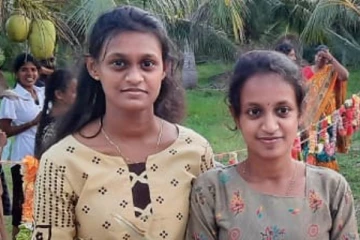 றீ(ச்)ஷாவின் கோலப்போட்டியில் தங்கம் வென்ற யாழ். சகோதரிகள்!