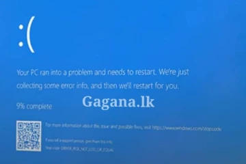 ලොවම අඩපණ කළ Blue Screen Death...