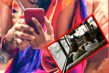 ஓடும் பேருந்தில் இரு குழந்தைகளை தவிக்கவிட்டு காதலனுடன் ஓட்டமெடுத்த தாய்!