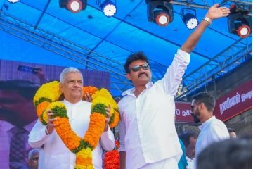 ரணிலின் வெற்றிக்காக செந்தில் தொண்டமான் நுவரெலியாவில் முழக்கம்: மேடையில் விடுக்கப்பட்ட பகிரங்க சவால்