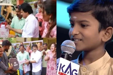 சரிகமப லிட்டில் சாம்ஸ் 4!! திவினேஷ் அப்பாவின் கனவை நிறைவேற்றிய பாடகர் ஸ்ரீநிவாஸ்..