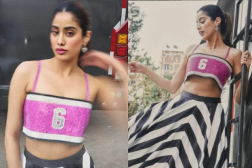 அழகிய உடையில் ஜான்வி கபூர்.. லேட்டஸ்ட் போட்டோஷூட்