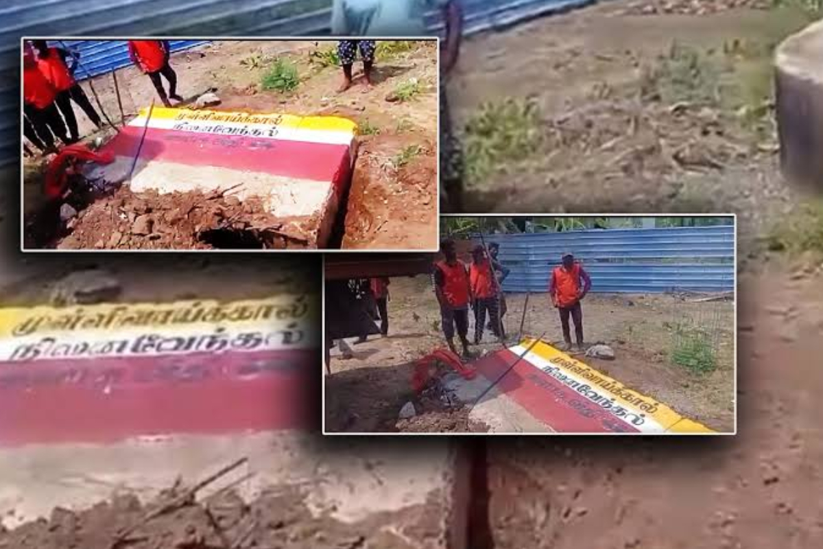 முள்ளிவாய்க்கால் நினைவு முற்றத்திற்கு செல்லும் வழிகாட்டல் பலகை இடிக்கப்பட்டமைக்கு கண்டனம்..! | Demolition Of The Mullivaikkal Memorial முள்ளிவாய்க்கால் நினைவு முற்றத்திற்கு செல்லும் வழிகாட்டல் பலகை இடிக்கப்பட்டமைக்கு கண்டனம்..! | Demolition Of The Mullivaikkal Memorial