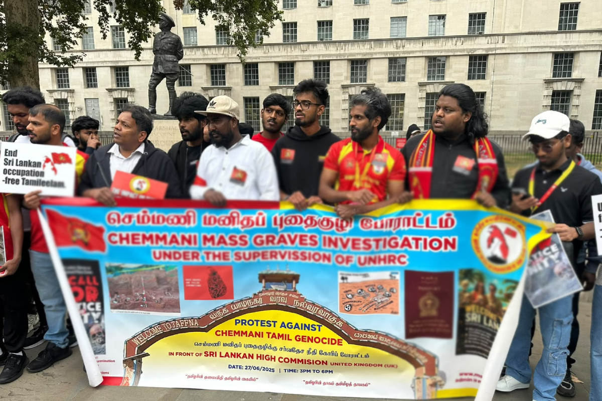 திலீபனின் சிலை அகற்றப்பட்டதை கண்டித்து பிரித்தானியாவில் மாபெரும் கண்டனப் போராட்டம் | Protest In Uk For Removing Statue Of Thileepan
