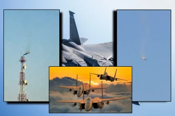 ஈராக் எல்லைக்கு அருகில் விழுந்து நொறுங்கிய அமெரிக்காவின் F-15 போர் விமானம்