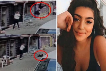 கைநழுவிய போனுக்காக… 40 அடி உயரத்தில் இருந்து தவறி விழுந்த அழகிய இளம்பெண்: அதிர்ச்சி வீடியோ!