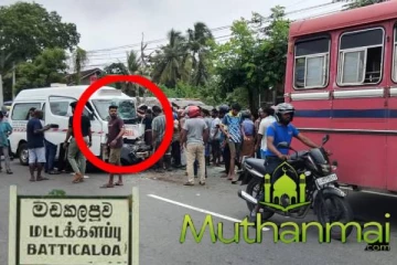 மட்டக்களப்பில் நோயாளர் காவு வண்டியும் பேருந்தும் மோதி பாரிய விபத்து