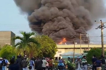 ஹொரணை கைத்தொழில் பேட்டையில் தீ விபத்து