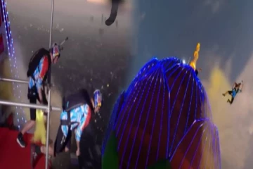 கொழும்பு தாமரை கோபுரத்தில் முதன்முறையாக ஆரம்பிக்கப்பட்ட சாகச விளையாட்டு