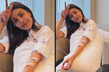 கையில் ட்ரிப்ஸ்.. நடிகை காஜல் அகர்வாலுக்கு என்ன ஆச்சு.. அதிர்ச்சியில் ரசிகர்கள்