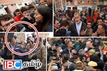 மன்னர் மீது சேற்றை வீசி கூச்சலிட்ட மக்கள்! ஸ்பெயினில் பரபரப்பு சம்பவம்