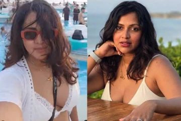 நீச்சல் குளத்தில் அந்த ஆடையில் நடிகை அமலா பால்!! வைரல் வீடியோ