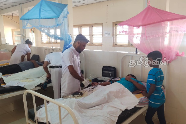 மருதங்கேணி பிரதேச வைத்தியசாலையில் நடைபெற்ற இரத்ததான முகாம் | Blood Donation Camp Held At Maruthangeni Hospital